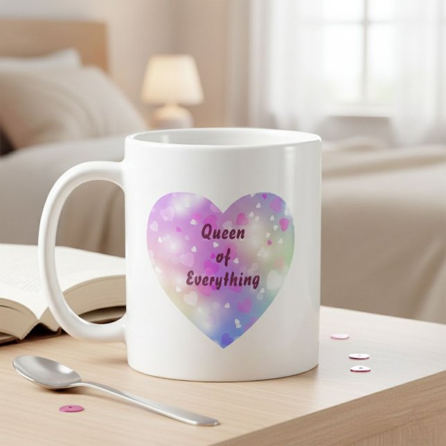 Taza De Café Magical Pink Heart Pattern Mug (Subido por el creador)