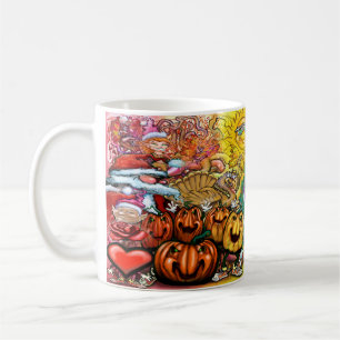 Taza De Café Mágico de las fiestas