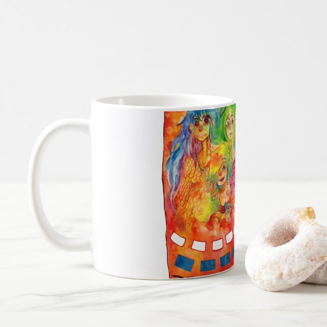 Taza De Café Maginativo de MUGS (Con donut)