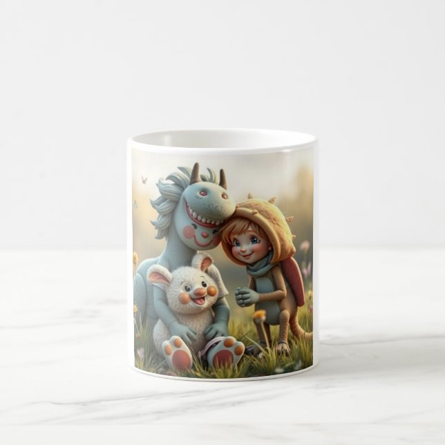 Taza De Café „Magische Freunde im Blütenland“ (Centro)