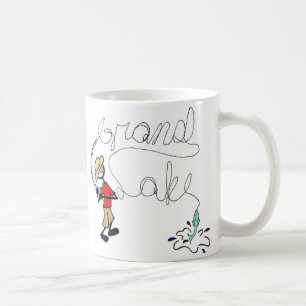 Taza de café magnífica de la pesca de lago