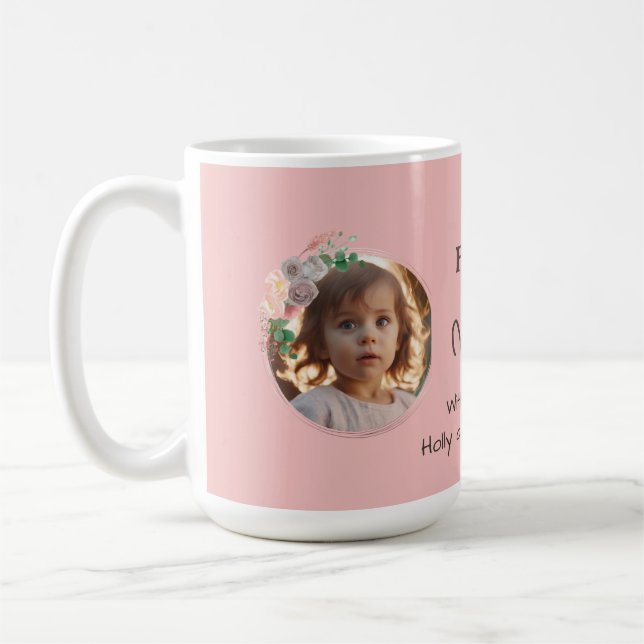 Taza De Café Magnífica Mamá personalizada/Gran (Izquierda)