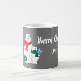 Taza De Café Magnífica Nieve fantástica navidad oso polar
