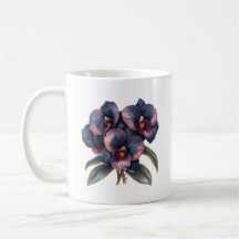 Magnífica orquídea azul y magenta