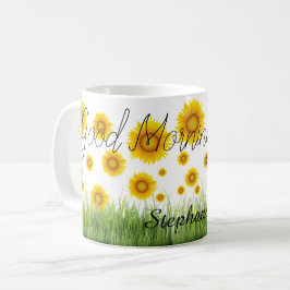 Taza De Café Magnífica tipografía clásica de girasol