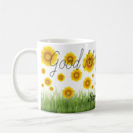 Taza De Café Magnífica tipografía clásica de girasol