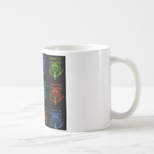 Taza De Café Magnífica tipografía con bandera de mariposa kenia