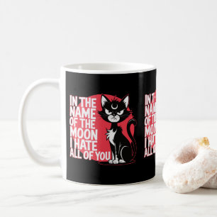 Taza De Café Magníficas Y Enfadadas Gatos De Gato De Madres Y P