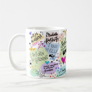 Taza De Café Magnífico regalo de Afirmación Diaria del Profesor