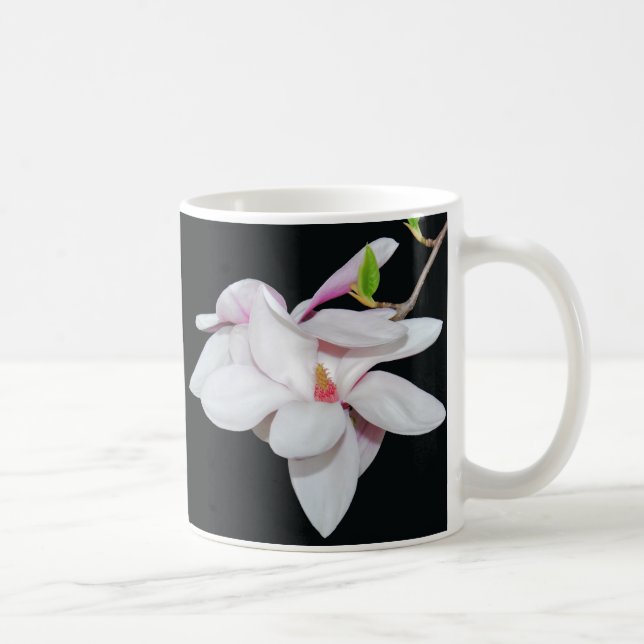Taza De Café Magnolia blanca (Derecha)