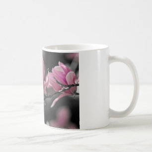 Taza De Café Magnolia de Saucer Rosa Japonesa
