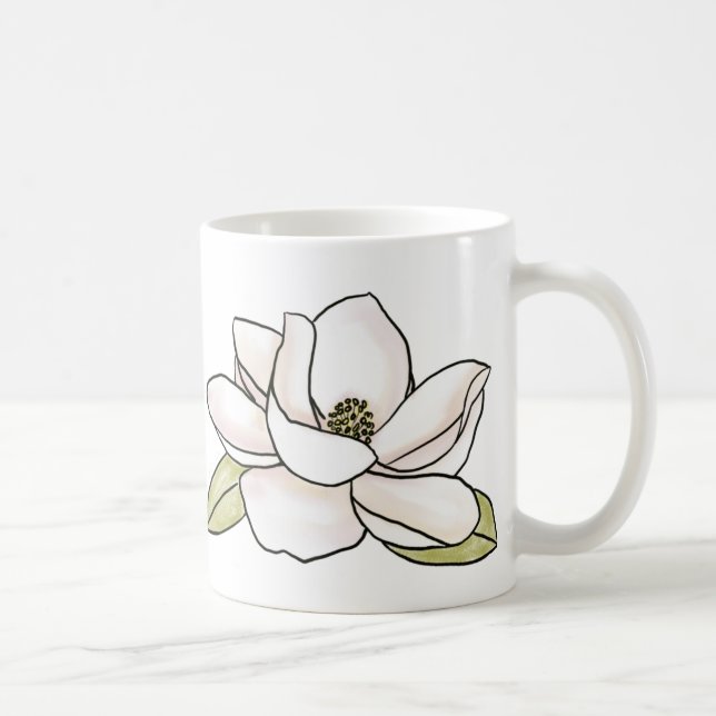 Taza De Café Magnolia Mug (Derecha)