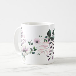 Taza De Café Magnolias con hojas ingeniosas
