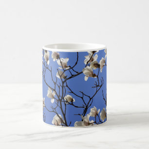 Taza De Café Magnolias florecientes
