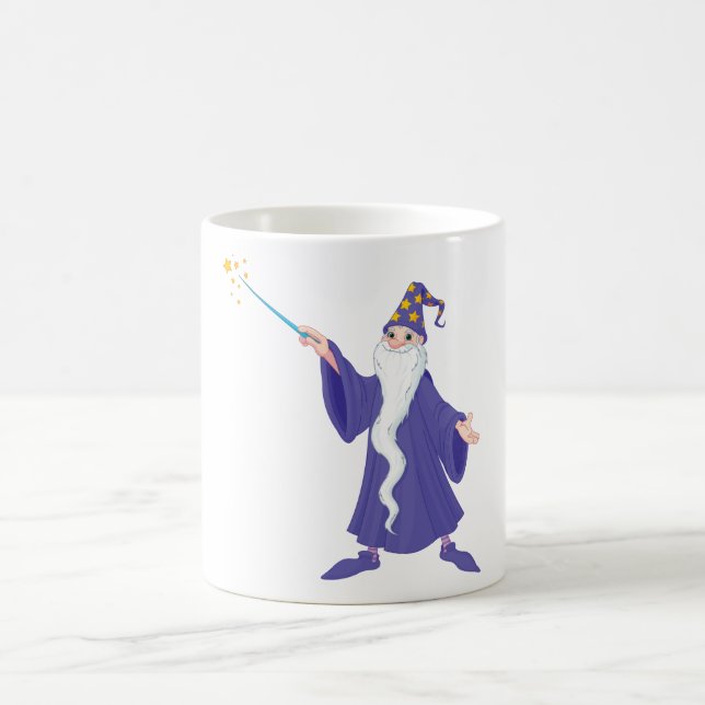 Taza De Café Mago Casting A Spell Magic Coffee Mug (Centro)