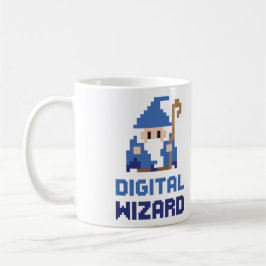 Taza De Café Mago de Digitaces