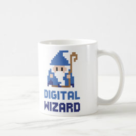 Taza De Café Mago de Digitaces