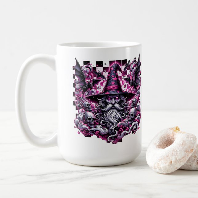 Taza De Café Mago Oscuro de la Matriz (Con donut)