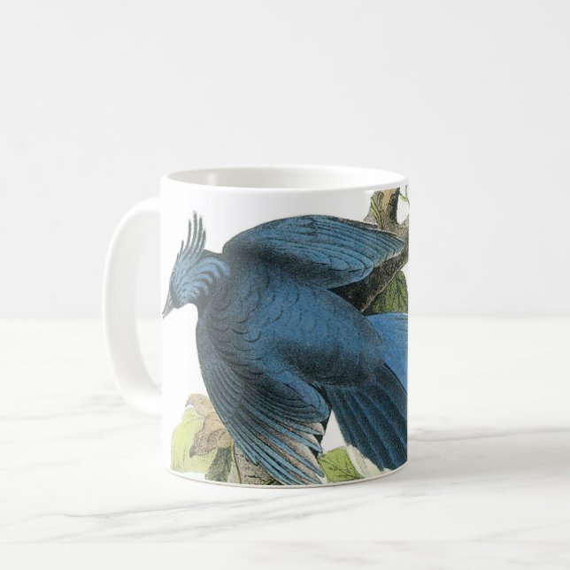 Taza De Café Magpie Jay de Audubon (Anverso izquierdo)