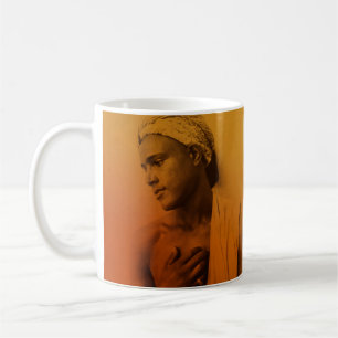 Taza De Café Magreb de oro Niño tunecino Djerba Hombre Café mas