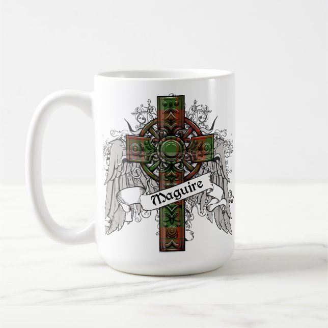 Taza De Café Maguire Tartan Cross (Izquierda)