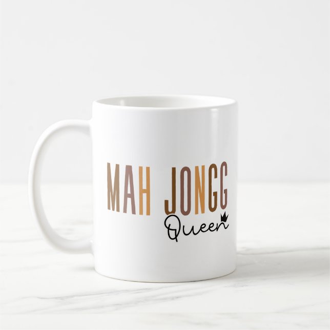 Taza De Café Mah Jongg Queen (Izquierda)