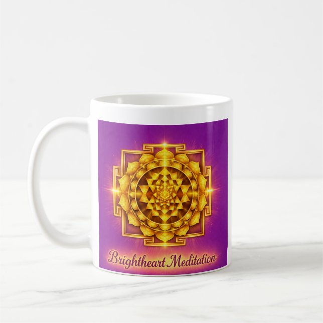Taza De Café Maha Sri Yantra mug (Izquierda)
