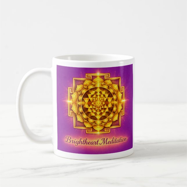 Taza De Café Maha Sri Yantra mug (Izquierda)