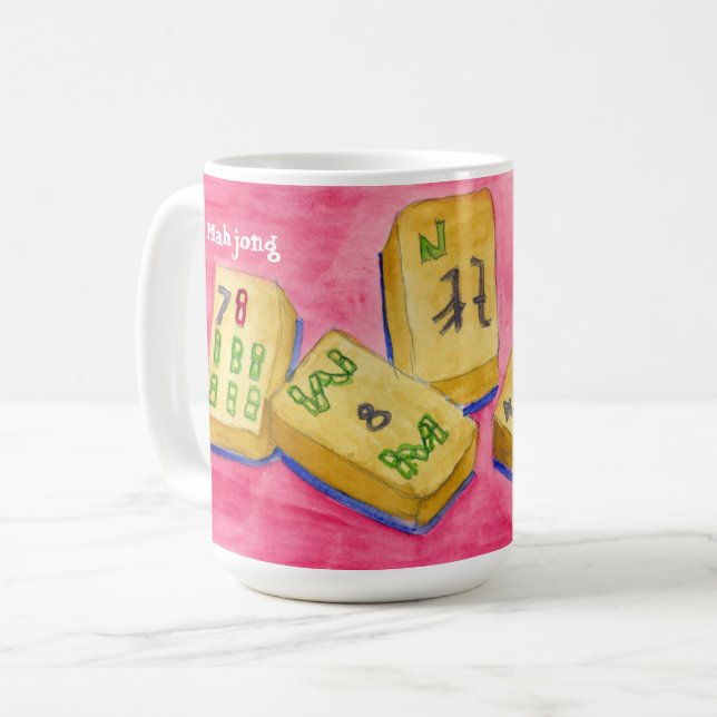Taza De Café Mahjong (Anverso izquierdo)