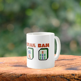 Taza De Café Mahjong Dot Crak Bam