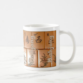 Taza De Café Mahjong en las tejas (fije 4)