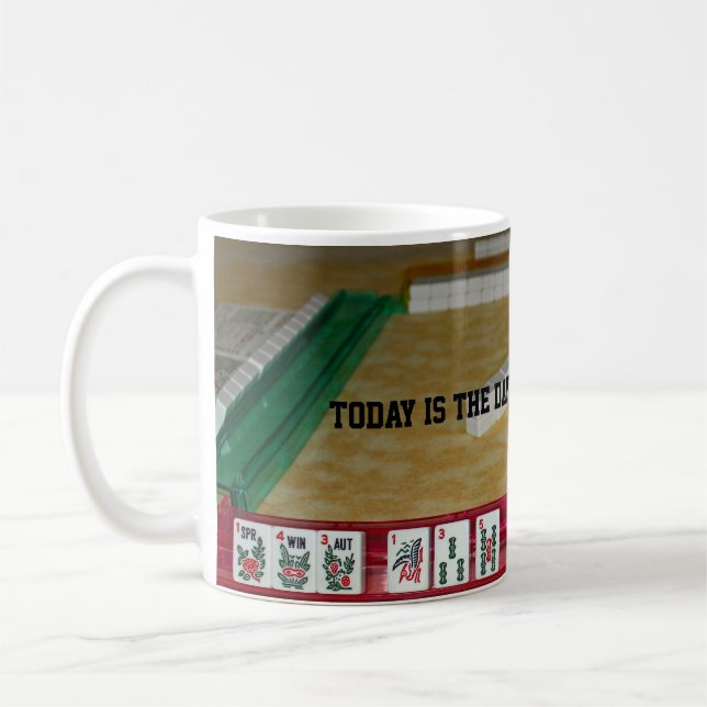 Taza De Café Mahjong Heavenly Hand Coffee Mug (Izquierda)