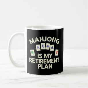Taza De Café Mahjong Por La Jubilación De Mahjong