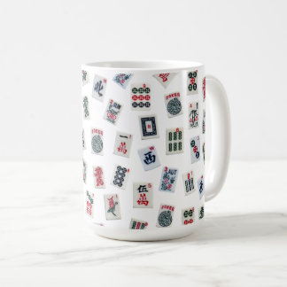Taza De Café MahJongg tiles design
