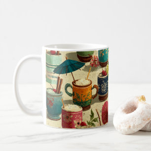 Taza De Café Mai Tais de puesta de sol