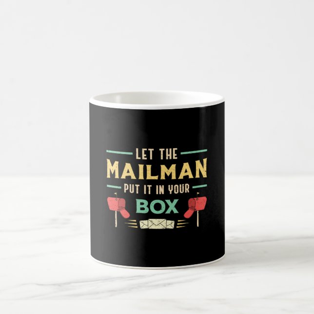 Taza De Café Mailman Day Post Postman Mail Job Delivery Gift (Centro)