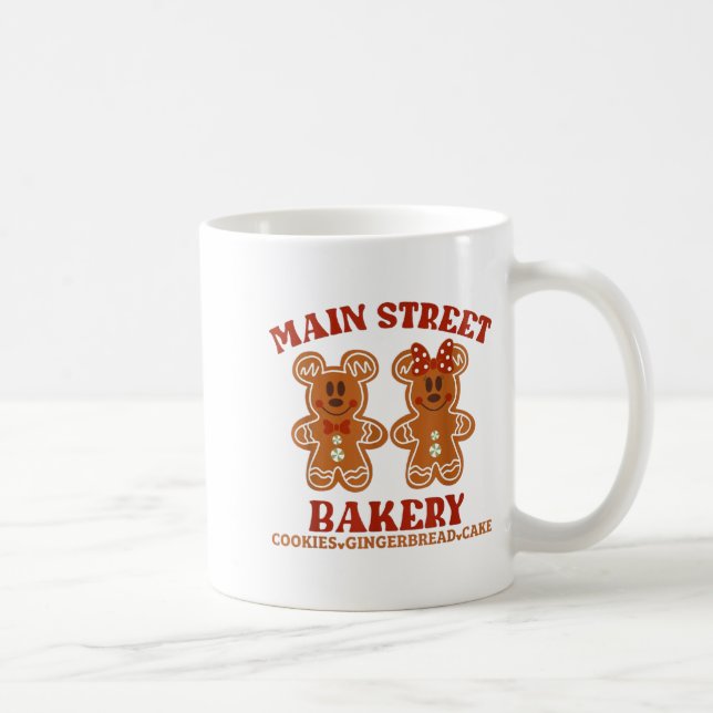 Taza De Café Main Street Bakery Cookies Gingerbread Cake Christ (Derecha)