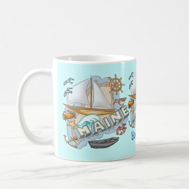 Taza De Café Maine (Izquierda)