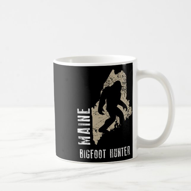 Taza De Café Maine Bigfoot Hunter (Derecha)