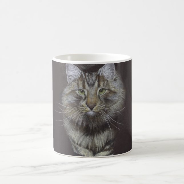 Taza De Café Maine Coon Cat (Centro)