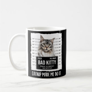 Taza De Café Maine Coon Cat For Catnip Me Hizo Hacerlo