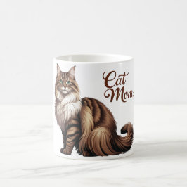 Taza De Café Maine Coon Empire Cat Mamá Mug I
