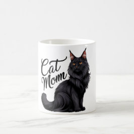 Taza De Café Maine Coon Empire Cat Mamá Mug II