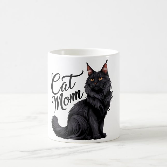 Taza De Café Maine Coon Empire Cat Mamá Mug II (Centro)