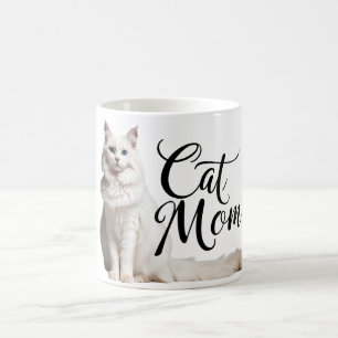 Taza De Café Maine Coon Empire Cat Mamá Mug III