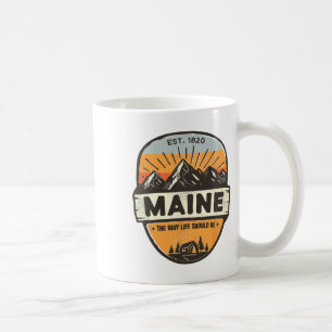 Taza De Café Maine La Forma en que Debería Ser la Vida Vintage 