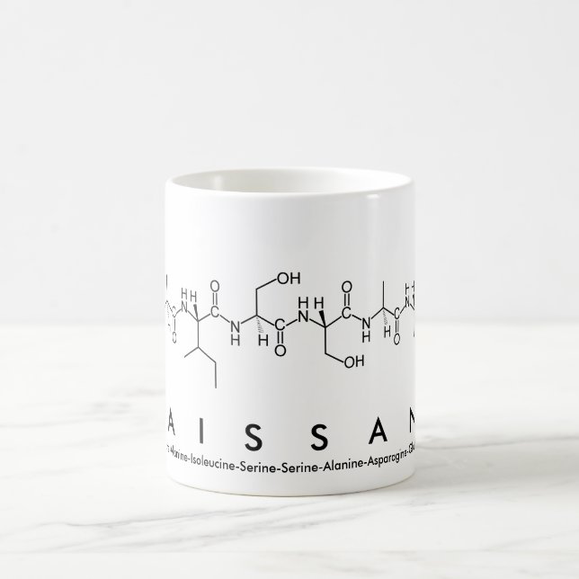 Taza De Café Maissane peptide nombre mug (Centro)