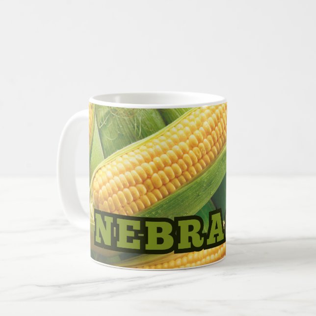 Taza De Café Maíz de Nebraska (Anverso izquierdo)