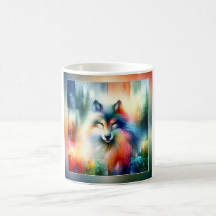Taza De Café Majestic Animal 121024AREF102 - Watercolor