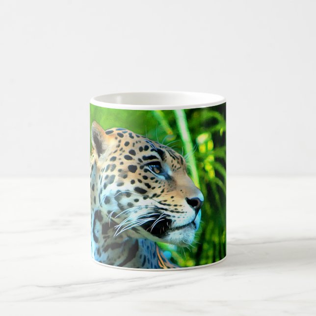 Taza De Café Majestic Jaguar Mug or Cup - Serie de Vida Silvest (Centro)